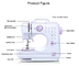 PLASTAR in Stock P505 High Quality Mini Typical Portable Sewing Machine 2mm Max. Sewing Thickness 220V/110V Color Box 3kg